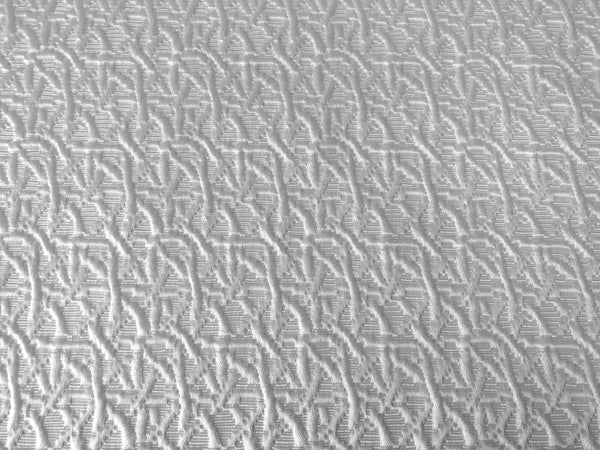 LAST PIECE: 0.85 MT Jacquard Suiting, Off White