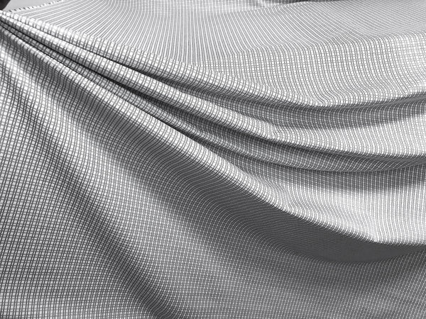Super Fine Italian Shirting, Blue & White Check