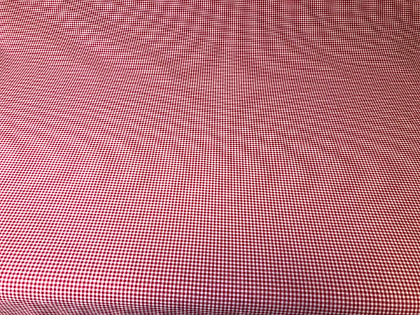 Red & White Gingham ( Small Check )