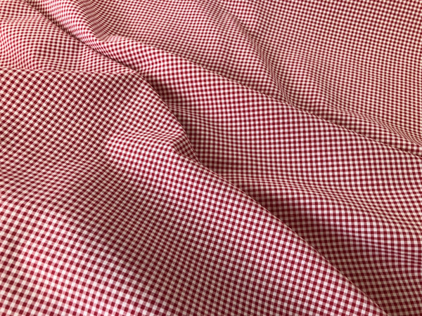 Red & White Gingham ( Small Check )