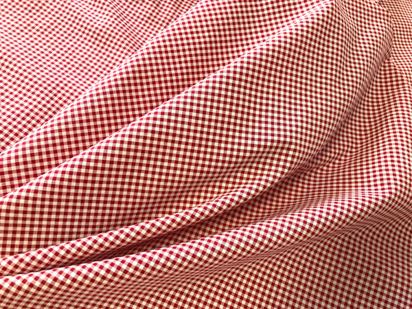 Red & White Gingham ( Small Check )