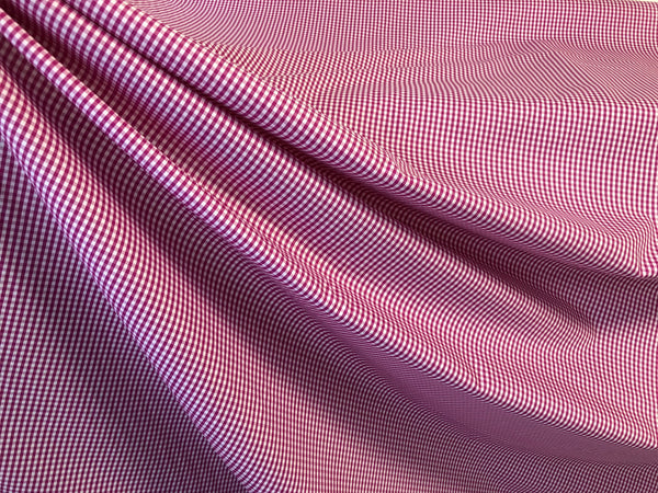 White & Orchid Purple Gingham