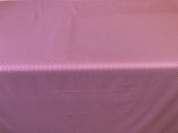 White & Orchid Purple Gingham