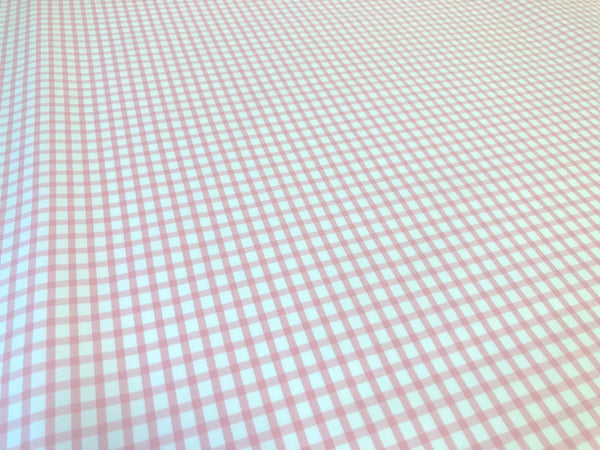 White & Pink Gingham