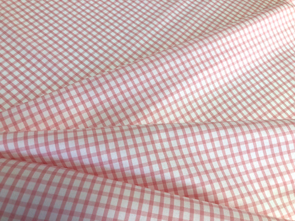 White & Pink Gingham