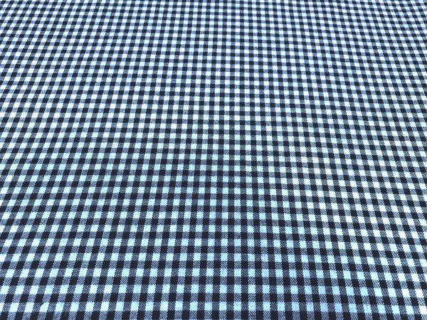 Italian Shirting, Navy & Light Blue