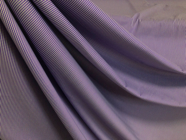 Fine Italian Shirting, Purple & White
