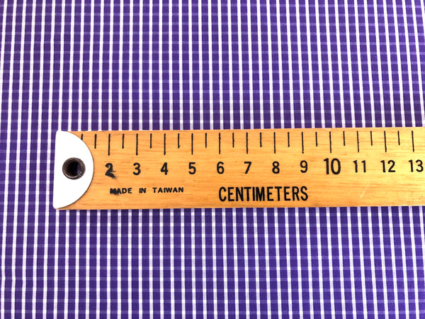 Fine Italian Shirting, Purple & White