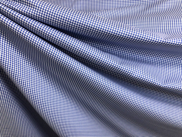 White & Blue Gingham