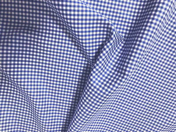 White & Blue Gingham