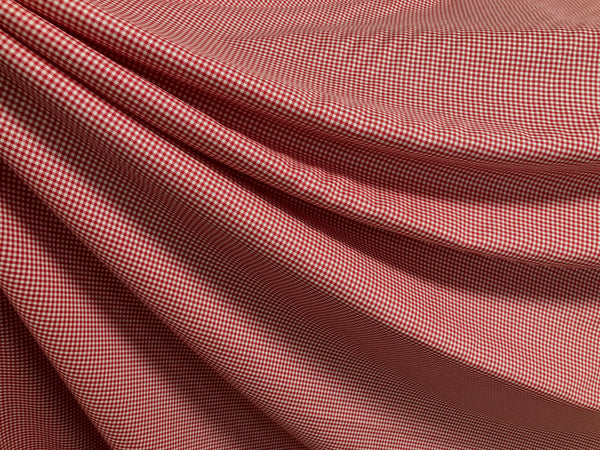 White & True Red Gingham