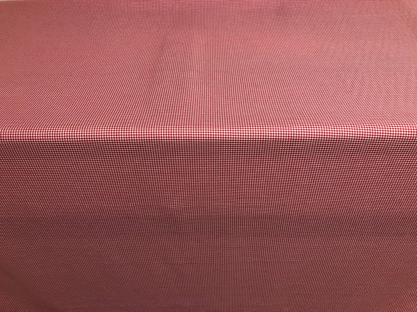 White & True Red Gingham