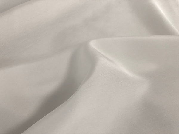 Silk & Linen Blend Dupion, Off White