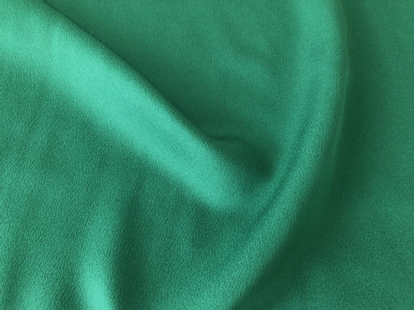 LAST PIECE: 2.95 MT  Crepe Satin, Emerald