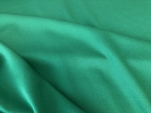 LAST PIECE: 2.95 MT  Crepe Satin, Emerald
