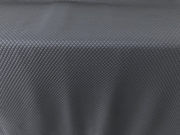 Diamond Quilted Jersey, French Navy