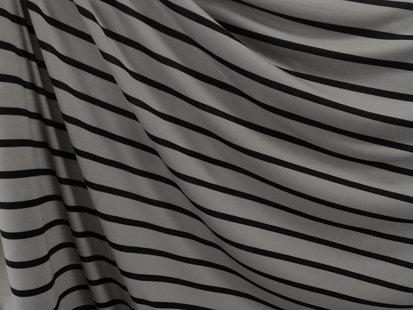 Black & Grey Stripe Jersey