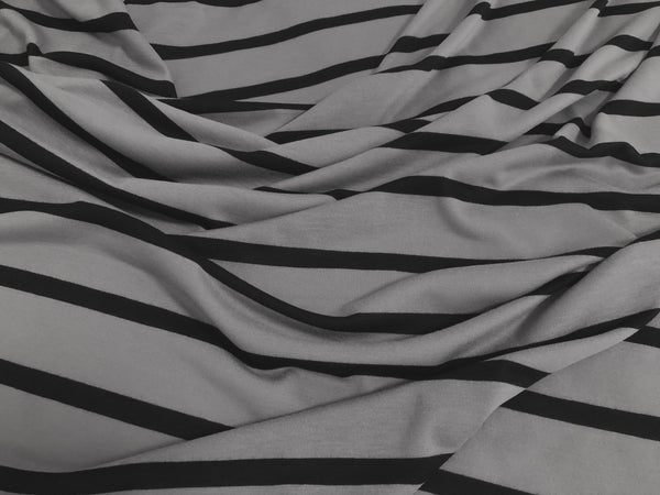 Black & Grey Stripe Jersey