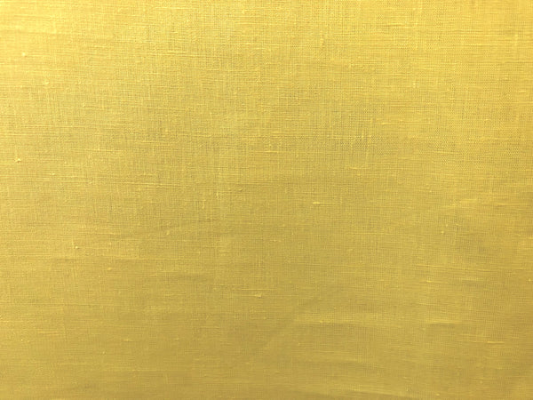 Plain Weave Linen, Yellow