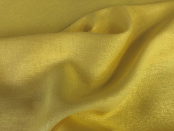 Plain Weave Linen, Yellow