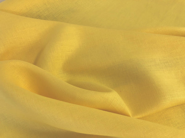 Plain Weave Linen, Yellow