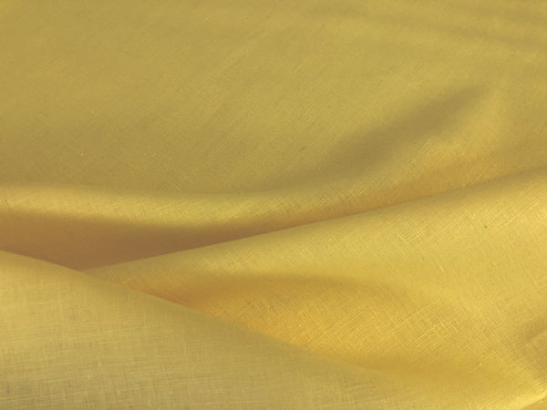 Plain Weave Linen, Yellow