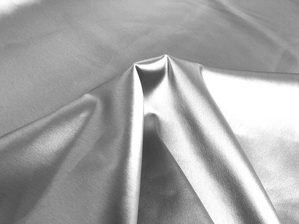 Stretch Satin, Silver