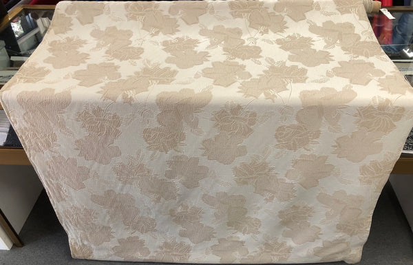 LAST PIECE: 2.15 MT  Beige Rose Cloquè Jacquard