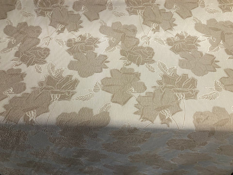 LAST PIECE: 2.15 MT  Beige Rose Cloquè Jacquard