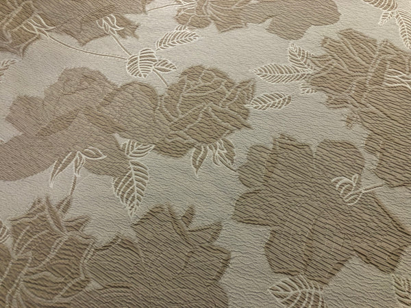 LAST PIECE: 2.15 MT  Beige Rose Cloquè Jacquard