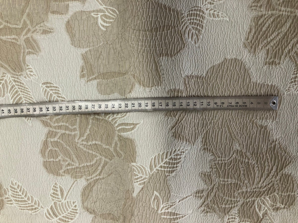 LAST PIECE: 2.15 MT  Beige Rose Cloquè Jacquard