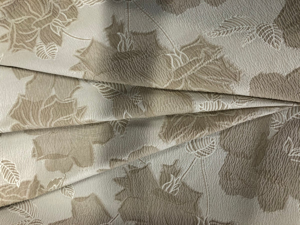 LAST PIECE: 2.15 MT  Beige Rose Cloquè Jacquard