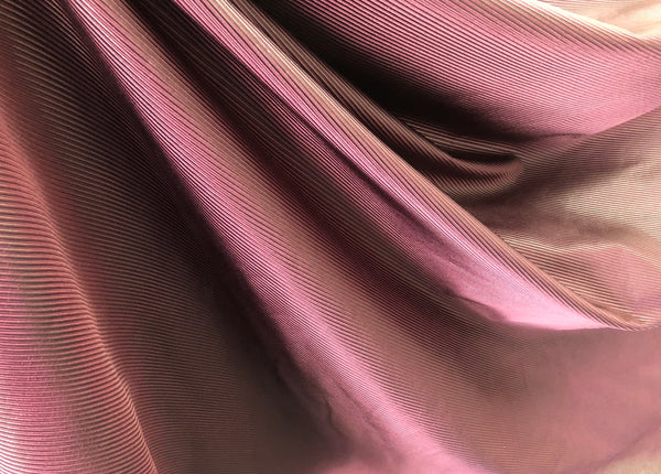 Coated Burgundy Ottoman Rib Suiting