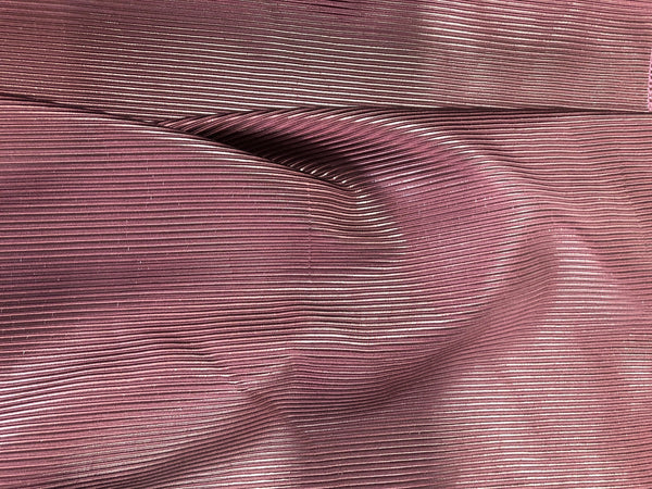 Coated Burgundy Ottoman Rib Suiting