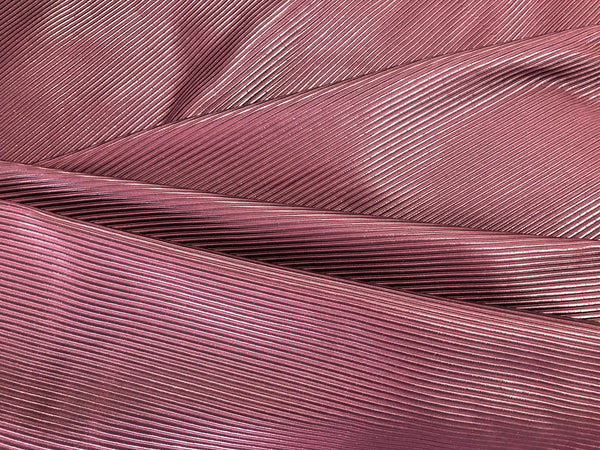 Coated Burgundy Ottoman Rib Suiting