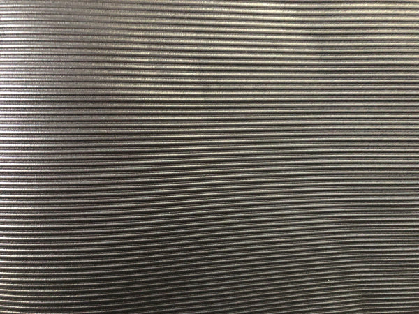 Coated Black Ottoman Rib Suiting