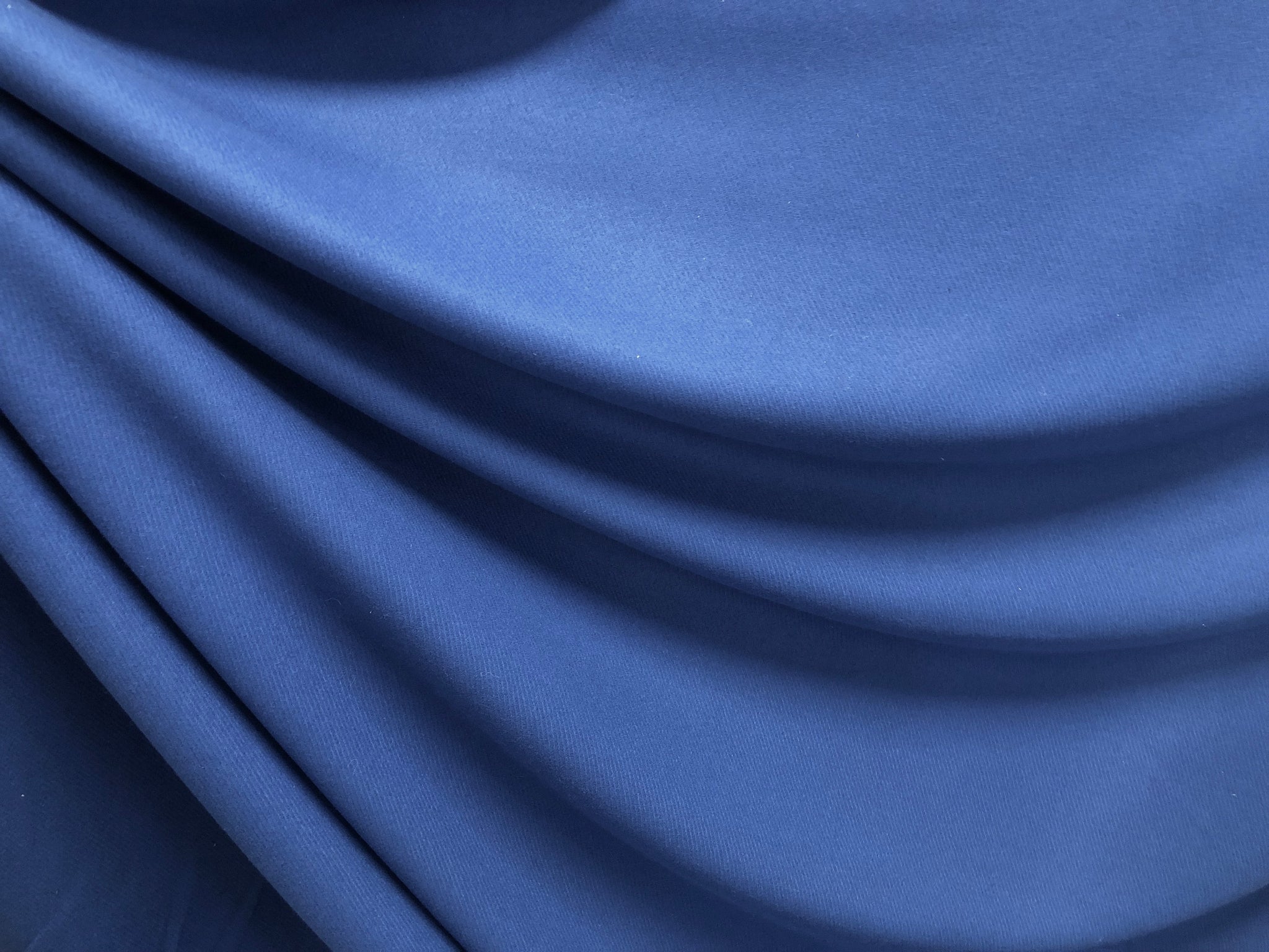 Blue Wool Twill