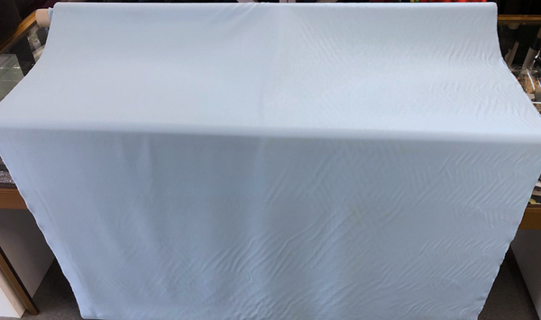 Baby Blue Wool, Plain Weave