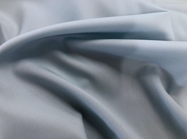 Baby Blue Wool, Plain Weave