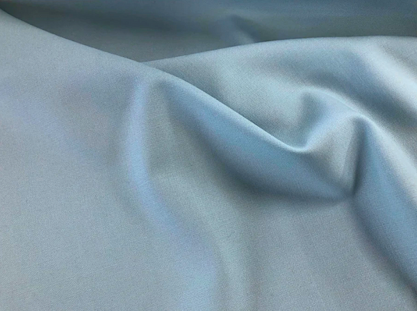 Baby Blue Wool, Plain Weave