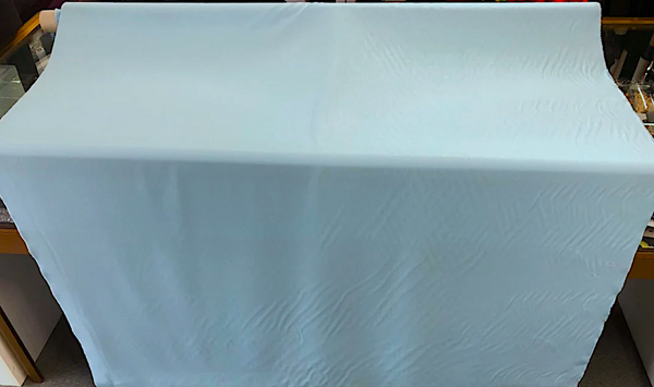 Baby Blue Wool, Plain Weave