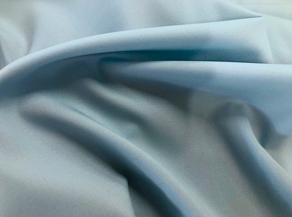 Baby Blue Wool, Plain Weave