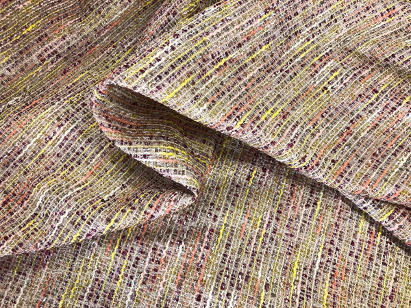 Autumn Sunset Tweed Bouclè Suiting