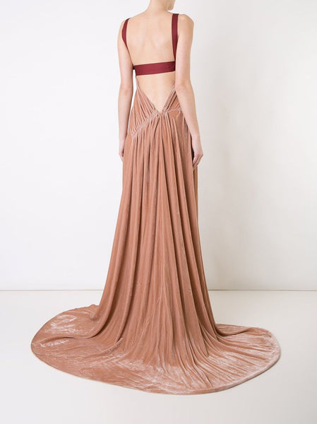 Silk Blend Velvet, Nude