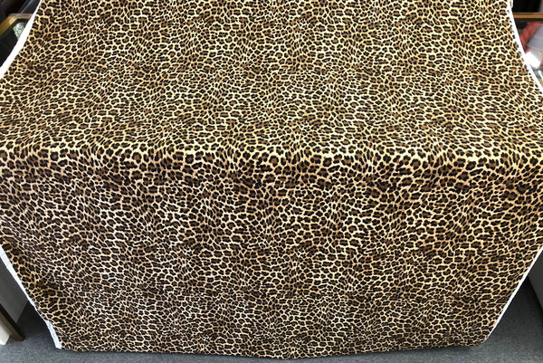 Leopard Animal Print on Fine Cotton Poplin