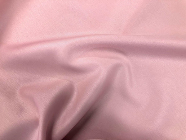 Stretch Sateen Wool Suiting, Baby Pink