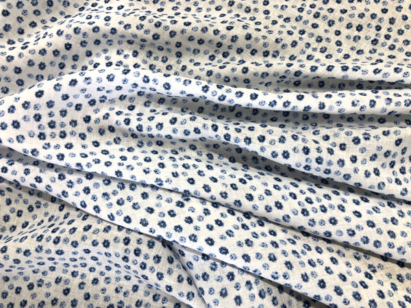 Blue Baby Daisy Fine Linen