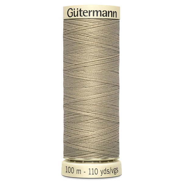 Gütermann Sew All Thread 100m - Orange, Yellow, Cream & Browns