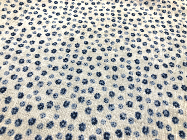 Blue Baby Daisy Fine Linen