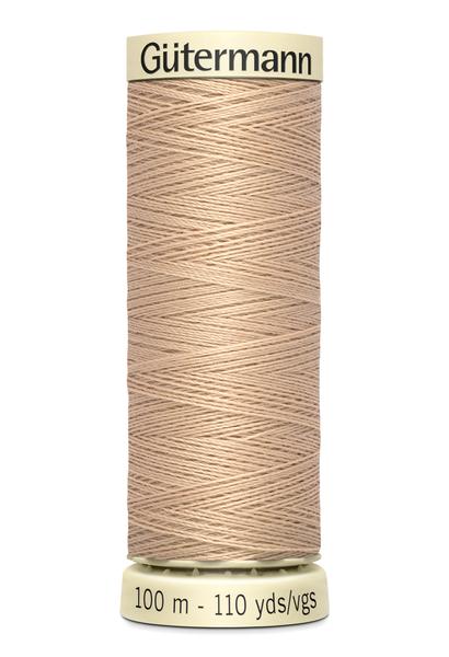 Gütermann Sew All Thread 100m - Orange, Yellow, Cream & Browns